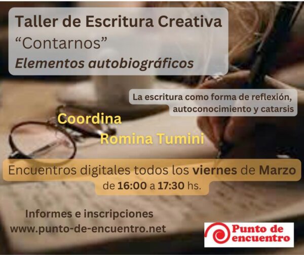 TALLER ESCRITURA CREATIVA "CONTARNOS"