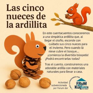 Cuentacuentos Creativo - Cinco nueces para la ardilla